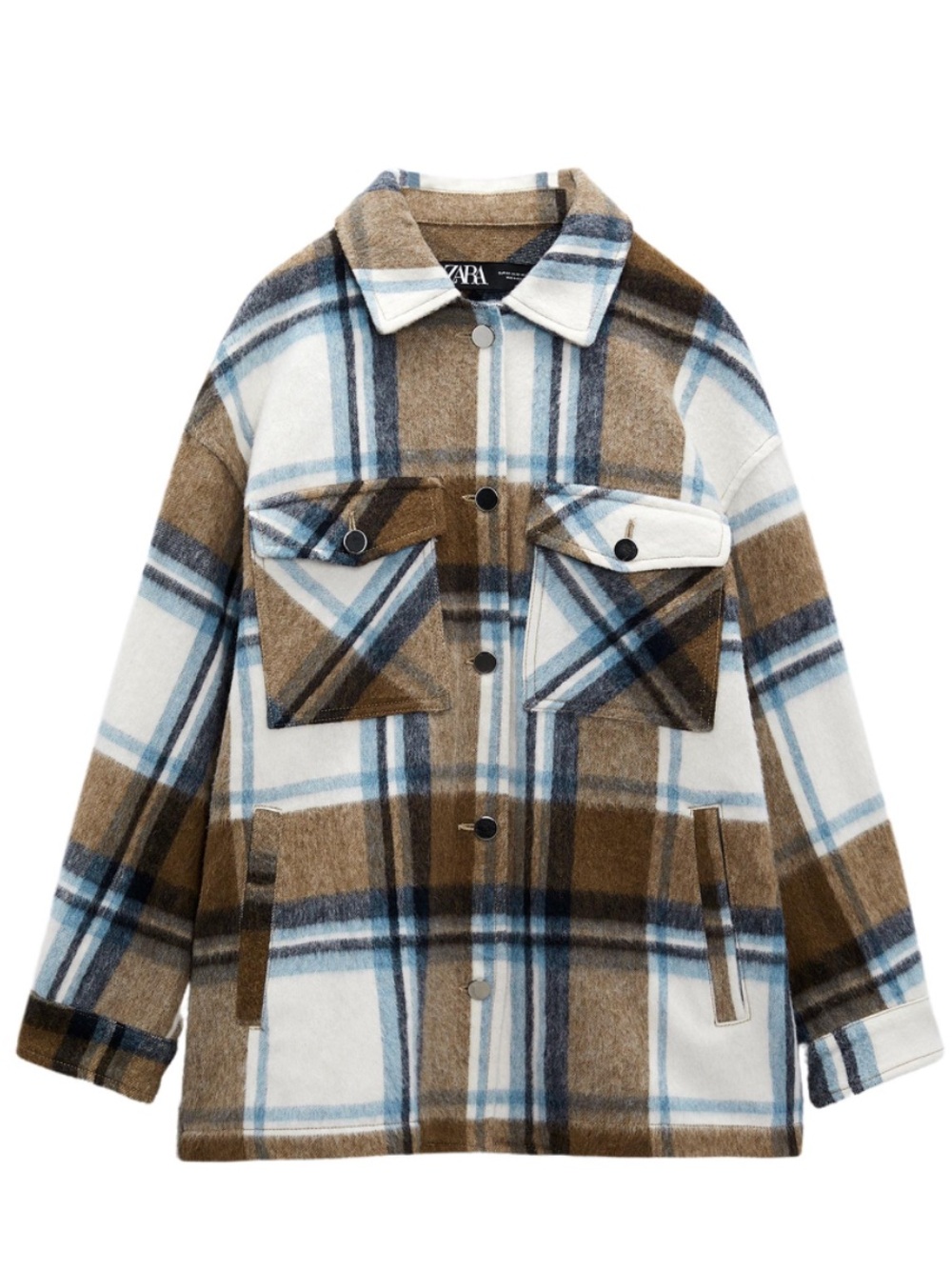 Zara check overshirt